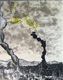 Nicola Lopez Lithograph, "Spectre"