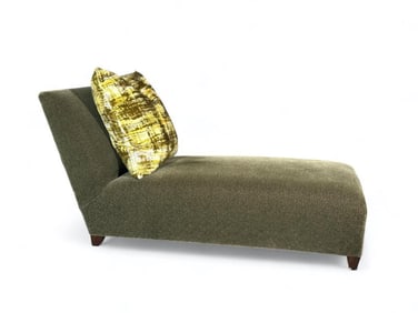 Donghia Mohair Upholstered Chaise Longue