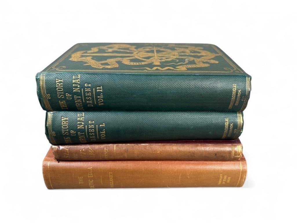 George Webbe Dasent. The Story of Burnt Njal and Gisli The Outlaw and More (1 of 16)