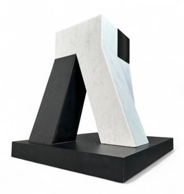 David E. Davis Marble Sculpture, Geometric Construction