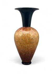 Large Cohn-Stone Studios Blown Glass Vase