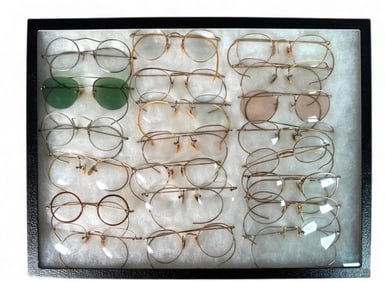 A Collection of Antique Eye Glasses