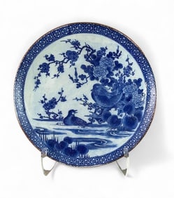 Japanese Arita Blue and White Charger, ca. 1900