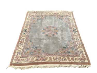 Chinese Style Sculpted Carpet 10'1" x 7'11"