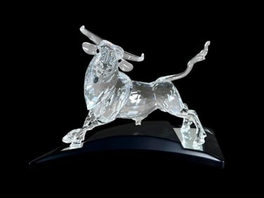 Swarovski Crystal Bull by Adi Stocker