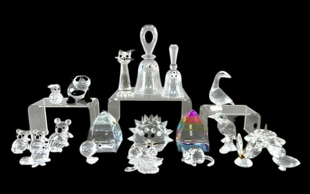 Assorted Lot of Swarovski Crystal Figures (1 of 8)