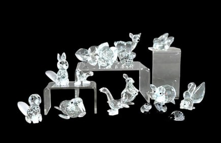 Lot of Assorted Swarovski Crystal Figures
