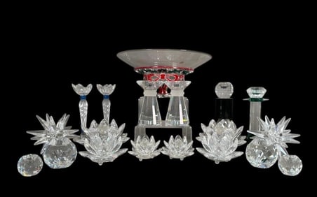 Lot of Swarovski Assorted Tablewares