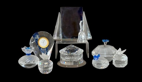 Assorted Swarovski Crystal Table Top Items