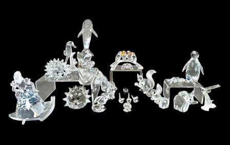Lot of Assorted Swarovski Crystal Figures