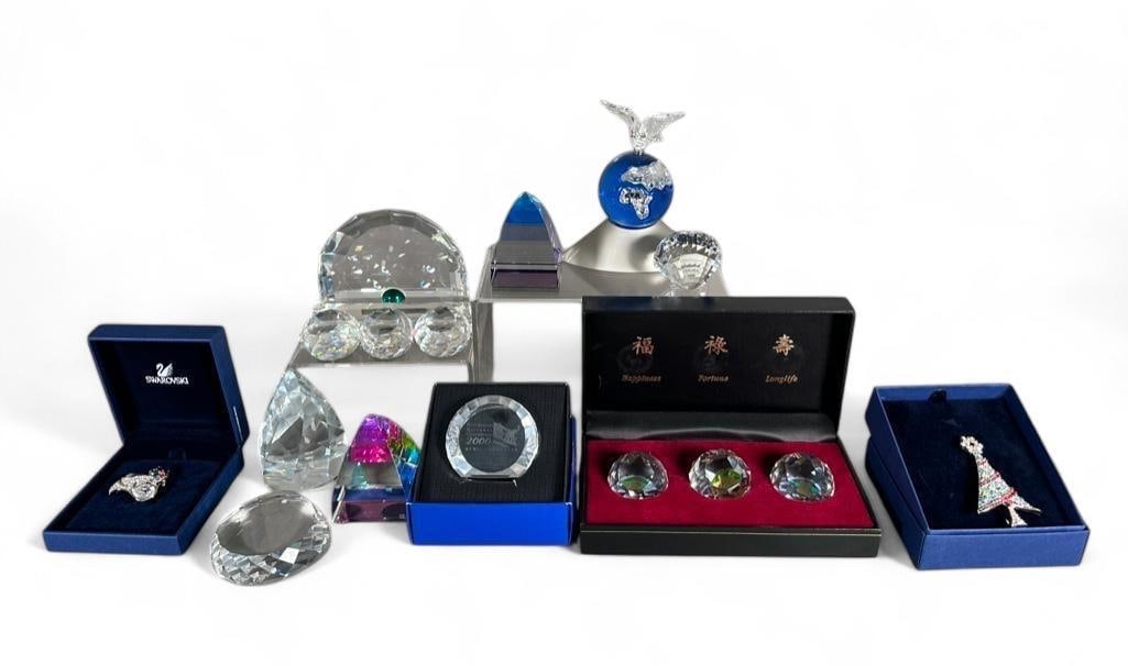 Assorted Lot of Swarovski Crystal Figures and Ornaments (1 of 13)