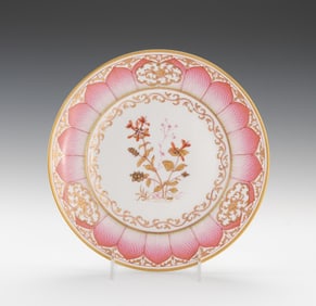 A Lovely KPM Porcelain Plate From the Damaskus Service