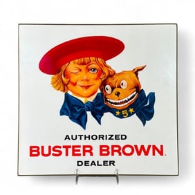 Buster Brown Shoes Advertising Sign