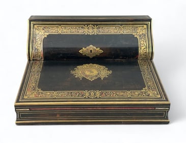 Antique Bouille Inlay Lap Desk by Alphonse Giroux, Paris, 19th Century
