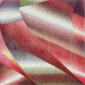 Samia Halaby Lithograph, "Cleveland"