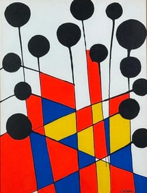 Alexander Calder Lithograph, "Jardin Fleuriste"