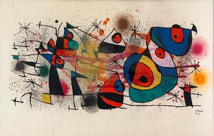 Joan Miro Lithograph, "Ceramiques"