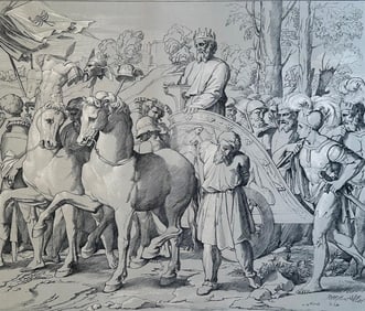 Wilhelm Heinrich Ludwig Gruner Lithograph