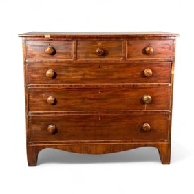 Canadian Mahogany Chest of Drawers, 19thc.