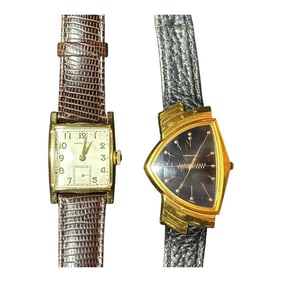 Two Vintage Hamilton Wristwatches, Boyd Tank and Re-issued Ventura