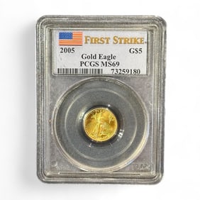 MS69 Five Dollor Gold Eagle Coin