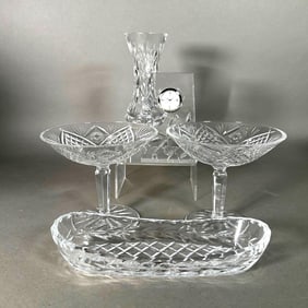 A Group Attractive Waterford Table Accessories