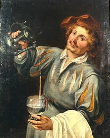 After Theodoor Rombouts, "The Cup Bearer, Allegory of Temperance"