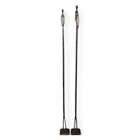 Mid-Century Elongated Man and Woman Bronze in the Style of Giacometti