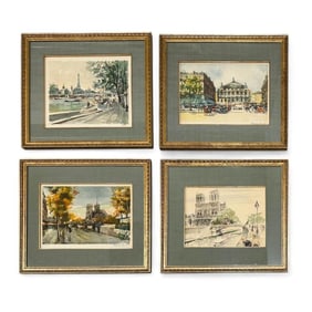 Four Framed Views of Paris