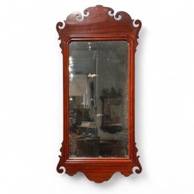 Antique Mahogany Mirror