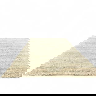 Modern Indian Surya 100% Wool Shag Carpet, 12' x 15': Modern Indian Surya 100% Wool Shag Carpet, in cream color. Dimensions: 12' x 15' Condition: Light wear. Hole at one end. Just cleaned.