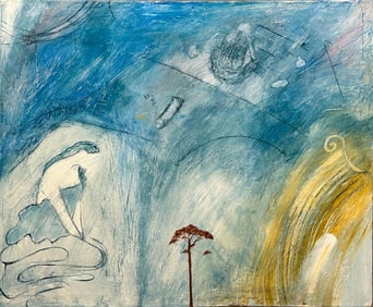 Catherine Pichtner Kirk Oil, "Messages Recalled"