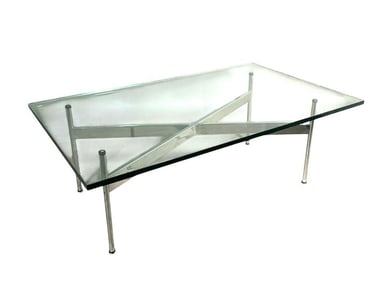 Mid-Century Modern Chrome and GlassTable