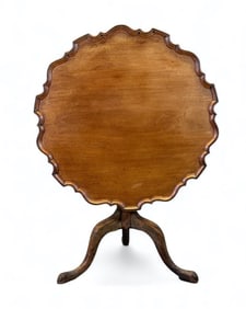 Walnut Pie Crust Tilt Top Table