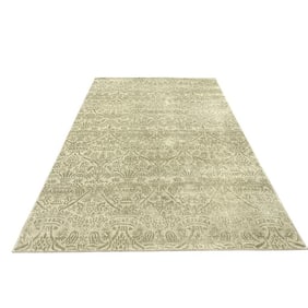 Atelier Lapchi Silk and Wool Carpet, 9' x 7'