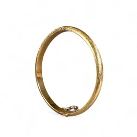 Antique Gold Bangle Bracelet