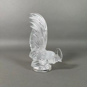 Lalique "Coq Nain" Rooster Car Mascot