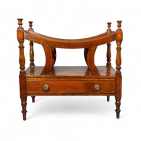 Antique Mahogany Canterbury