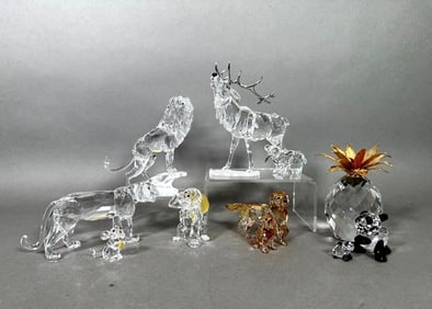 A Wild Lot of Swarovski Crystal Animals