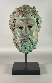 Life Size Bronze Head of the God Poseidon, Modern