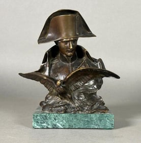 Leo Laporte-Blaisin Bronze Bust of Napoleon, 19thc.
