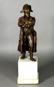 Bronze Standing Figure of Napoleon, 19thc.