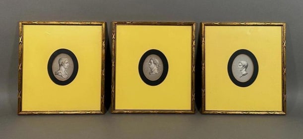 Three Framed Prints of Roman Emperors