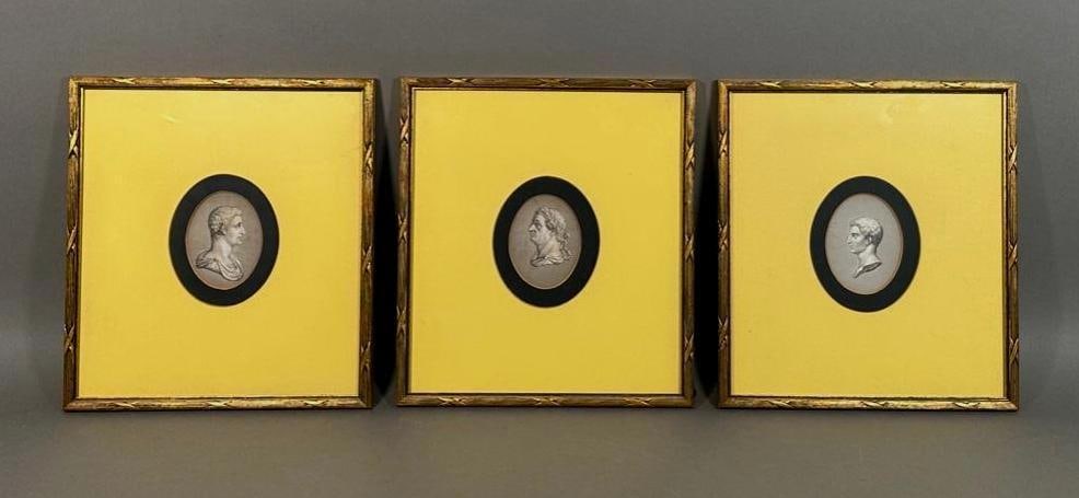 Three Framed Prints of Roman Emperors (1 of 8)