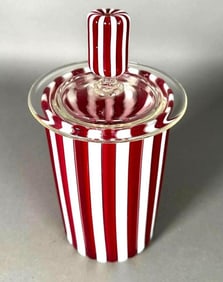 Salviati Murano Glass Jar, Modern