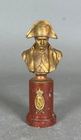 Hans Muller Bronze Cabinet Bust of Napoleon