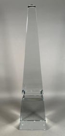 The Largest Baccarat Louxor Crystal Obelisk