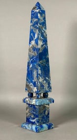Lapis Lazuli Obelisk, 20thc.