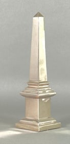 Attilio De Luca 800 Silver Obelisk, c.1960's
