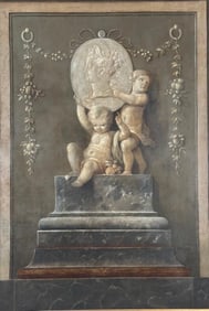 Manner of Piat Joseph Sauvage, Oil, A Decorative Trophy